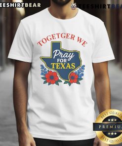 Good Together For Texas Flower T-Shirt featuring a vibrant floral design celebrating Texas pride and unity.