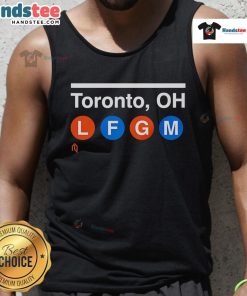 Good Toronto OH LFGM tank top in vibrant colors, perfect for summer wear and showing team spirit.
