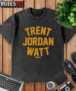 Good Trent Jordan Watt washed t-shirt featuring a stylish design, perfect for fans of the NFL and comfortable casual wear.