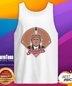 Good Trump Chief Wahoo X Cleveland Guardians Logo Tank Top featuring a bold graphic design for sports fans.