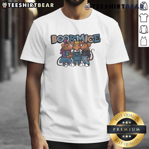 Good Tvo Bookmice Rats T-Shirt featuring a playful graphic of cute rats, perfect for animal lovers and unique fashion.