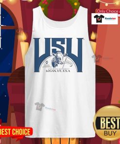 Good Utah State Logan UT USA tank top featuring a stylish design, perfect for fans and casual wear enthusiasts.