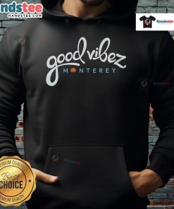 Good Vibez Monterey hoodie in vibrant colors, perfect for casual wear and showcasing laid-back California style.