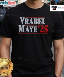 Good Vrabel Maye '25 T-Shirt featuring bold graphics and vibrant colors, perfect for fans of college football apparel.