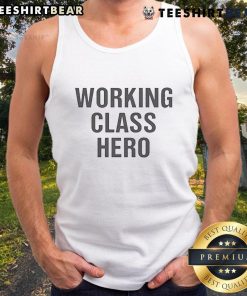 Good Working Class Hero tank top featuring bold graphics, perfect for casual wear and expressing individuality.