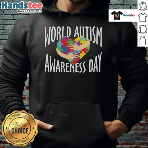 Good World Autism Awareness Day Hoodie featuring vibrant designs promoting autism acceptance and awareness.