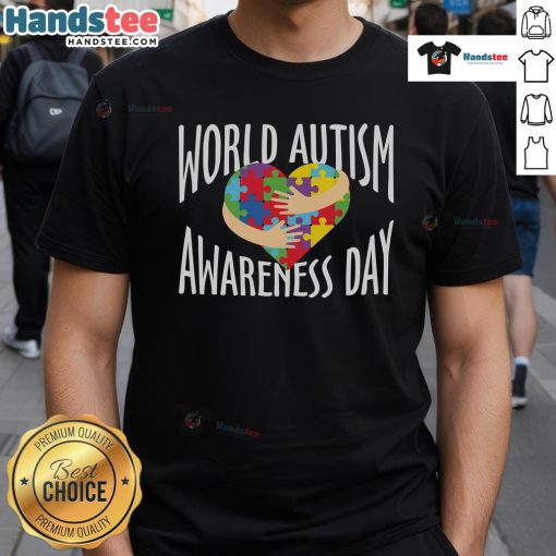 Good World Autism Awareness Day T-Shirt featuring vibrant colors and a unique design promoting autism awareness.