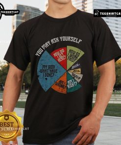 Vintage My God What Have I Done T-Shirt - a quirky design perfect for introspective moments and casual wear.