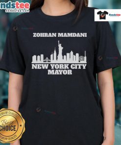 Good Zohran Mamdani New York City Mayor Ladies Tee showcasing stylish design and vibrant colors for supporters.