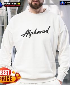 Happy Alpharad signature logo sweatshirt featuring a vibrant design and comfortable fit for fans and gamers.