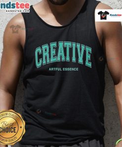 Happy Creative Artful Essence Tank Top in vibrant colors, perfect for expressing your artistic style and comfort.