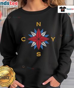 Happy Crosby Stills Nash Young Compass Sweatshirt featuring a vibrant design and cozy fit, perfect for fans.