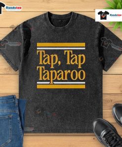 Happy Gilmore Tap Tap Taparoo washed T-shirt featuring a playful design, ideal for fans of the classic comedy film.