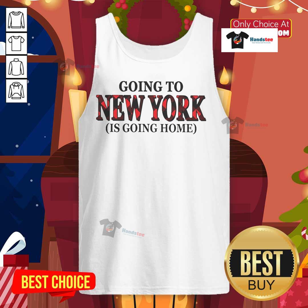 Happy Going To New York Is Going Home Tank Top Happy Going to New York is Going Home tank top featuring a cheerful design perfect for NYC lovers and travel enthusiasts.