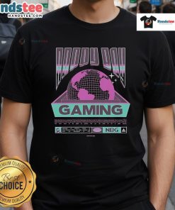 Happy Nappy Boy Gaming Worldwide T-Shirt featuring a colorful graphic design for gaming enthusiasts and kids.