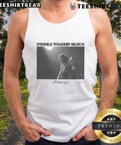 Happy Swn Summer Worship Nights in Pittsburgh tank top, featuring vibrant colors and joyful design for summer events.