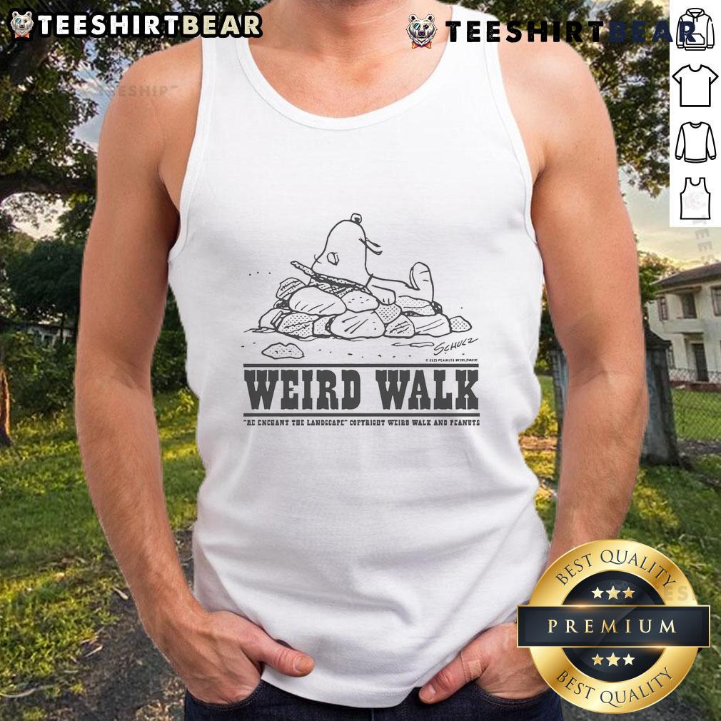 Happy Tsptr X Weird Walk Happiness Is Old Stones Tank Top Happy Tsptr X Weird Walk tank top with 'Happiness Is Old Stones' design, perfect for casual summer wear.