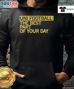 Happy Uni Football hoodie, perfect for showcasing your team spirit and making game day the best part of your day.