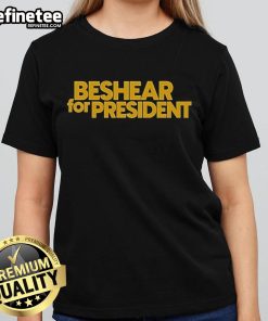 Stylish Hot Beshear for President ladies tee featuring bold graphics, perfect for supporters of Beshear's campaign.