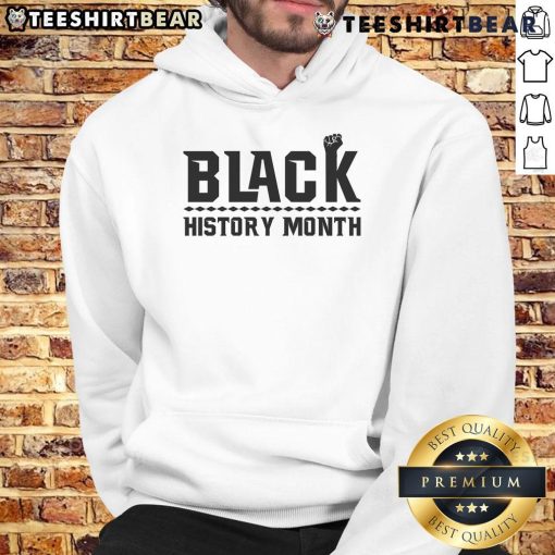 Stylish Hot Black History Month Hoodie featuring vibrant designs celebrating African American culture and heritage.