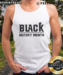 Hot Black History Month tank top featuring vibrant design celebrating African American culture and heritage.