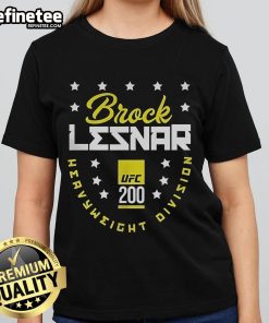 Hot Brock Lesnar UFC 200 Division Ladies Tee featuring bold graphics and a stylish fit for female MMA fans.
