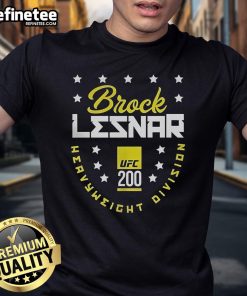 Alt Text: Hot Brock Lesnar UFC 200 Division T-Shirt featuring bold graphics and comfortable fit for MMA fans.