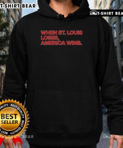 Hot Chicago Cubs hoodie celebrating victories when St. Louis loses, perfect for baseball fans and game day wear.