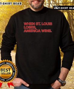 Hot Chicago Cubs sweatshirt celebrating St. Louis losses, perfect for fans who love to show their team spirit.