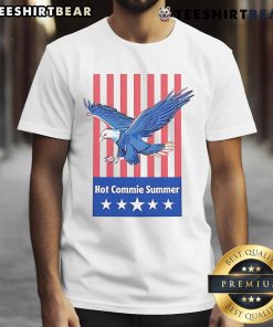 Hot Commie Summer Eagle T-Shirt featuring a bold eagle graphic and vibrant colors, perfect for summer style.