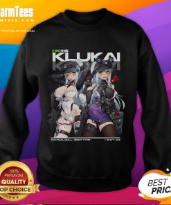 Hot HK416 Klukai Girls Frontline 2 Exilium sweatshirt featuring vibrant graphics and stylish design for gamers.