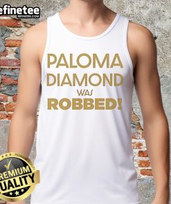 Hot Julian Sewell wearing a Paloma Diamond Was Robbed tank top, showcasing a stylish and trendy summer look.
