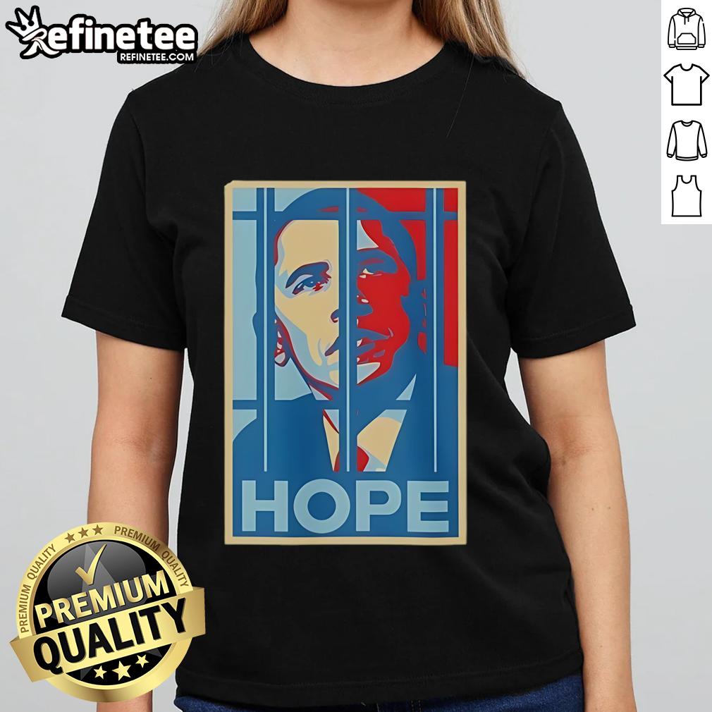 Hot Obama Jail Hope Vintage Ladies Tee Vintage ladies tee featuring 'Hot Obama Jail Hope' design, perfect for stylish political statement and casual wear.