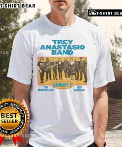 Alt Text: Hot Trey Anastasio Band T-Shirt from The Bellwether concert in Los Angeles, August 1, featuring vibrant design.