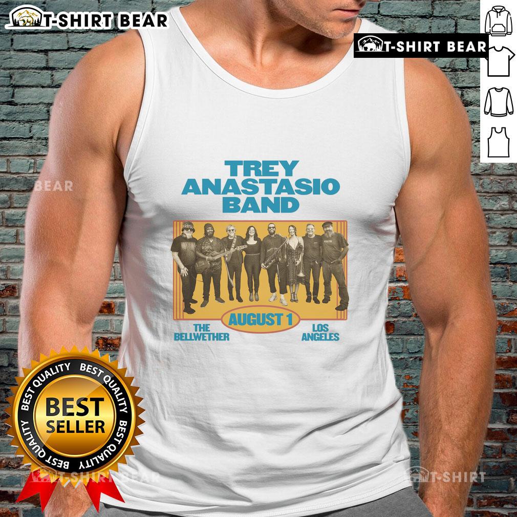 Hot Trey Anastasio Band The Bellwether Los Angeles August 1 Tank Top Hot Trey Anastasio Band performing at The Bellwether in Los Angeles on August 1, featuring vibrant tank top fashion.