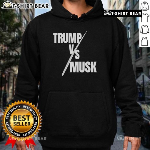 Hot Trump vs Musk Premium Hoodie featuring bold graphics of Trump and Musk, perfect for fans and fashion enthusiasts.