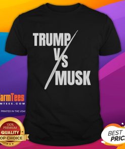 Hot Trump Vs Musk T-Shirt featuring vibrant graphics of Trump and Musk, perfect for political apparel enthusiasts.