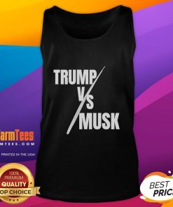 Stylish hot Trump vs Musk tank top featuring bold graphics, perfect for casual wear and expressing political views.