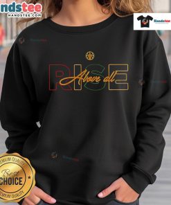 Alt Text: Premium Chicago Sky Rise Above All Juneteenth Sweatshirt featuring vibrant colors and unique design for celebration.