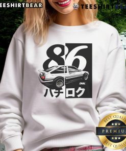 Stylish Nice AE86 Hachiroku JDM car sweatshirt featuring a classic Toyota design, perfect for car enthusiasts.