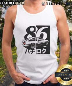 Stylish Nice AE86 Hachiroku JDM car tank top featuring classic Japanese automotive design for enthusiasts.