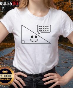 Nice All Right Triangle Ladies Tee featuring a stylish triangle design, perfect for casual wear and fashion enthusiasts.