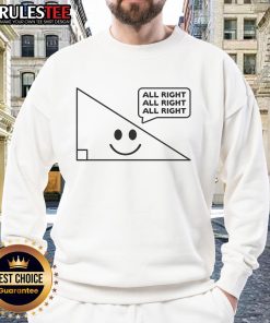 Nice All Right Triangle Sweatshirt in vibrant colors featuring a stylish design for a trendy casual look.