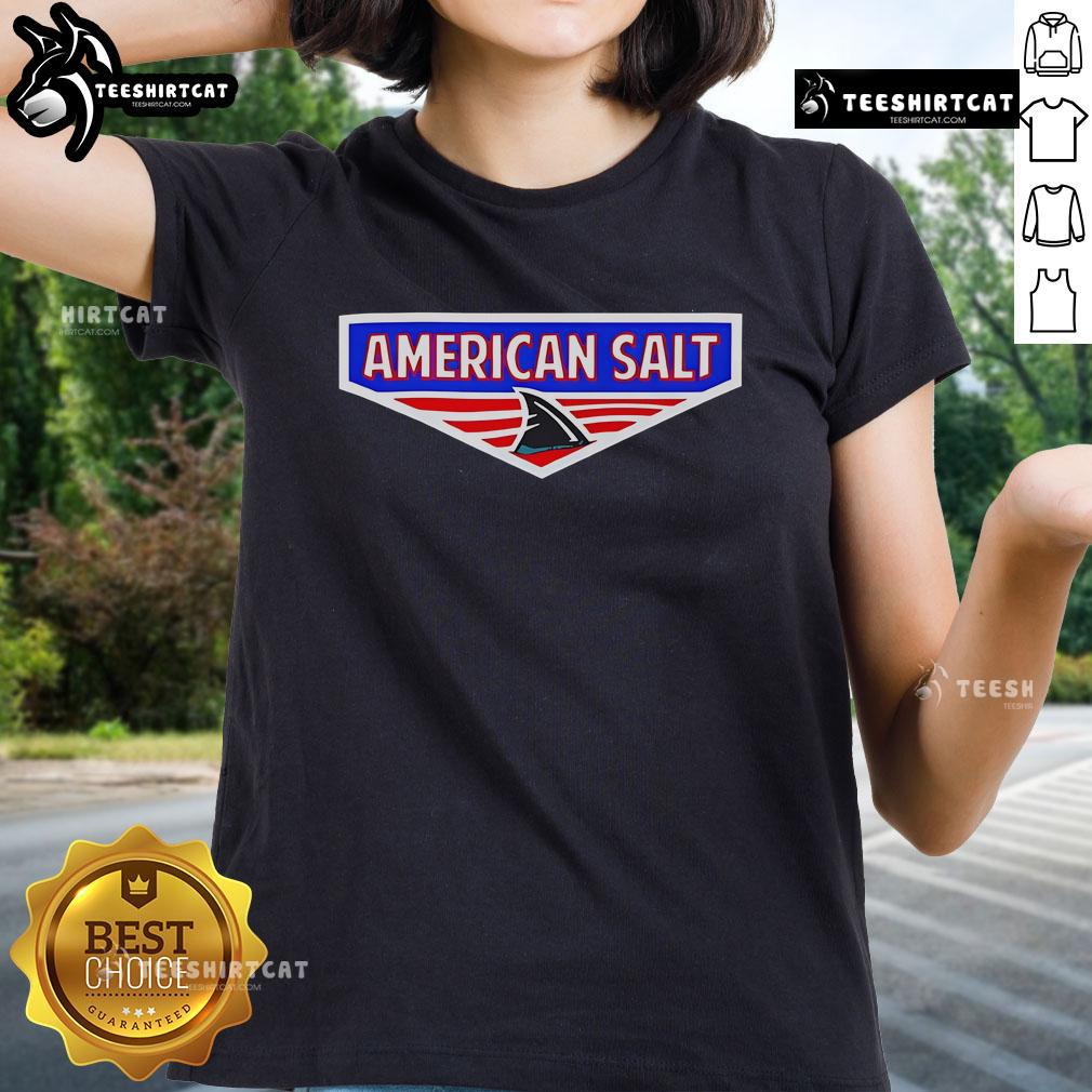 Nice American Salt Logo Ladies Tee Nice American Salt logo on a stylish ladies tee, featuring a modern design perfect for casual wear.