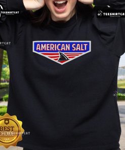 Nice American Salt logo sweatshirt featuring a stylish design in vibrant colors and comfortable fit for casual wear.