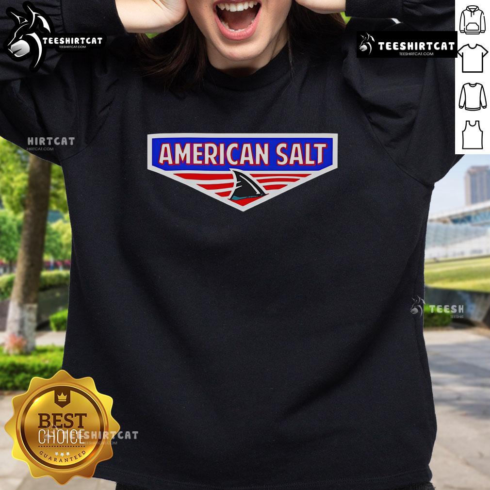 Nice American Salt Logo Sweatshirt Nice American Salt logo sweatshirt featuring a stylish design in vibrant colors and comfortable fit for casual wear.