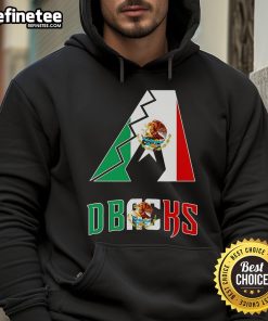 Alt Text: Nice Arizona D-Backs Mexico logo hoodie showcasing vibrant design and team spirit for fans and collectors.