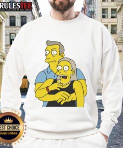 Nice Astronomer CEO Andy Byron and Kristin Cabot wearing matching sweatshirts in a cozy setting.