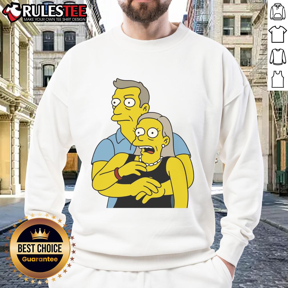 Nice Astronomer Ceo Andy Byron And Kristin Cabot Sweatshirt Nice Astronomer CEO Andy Byron and Kristin Cabot wearing matching sweatshirts in a cozy setting.