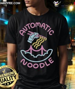 Stylish Nice Automatic Noodle T-Shirt featuring a fun noodle graphic, perfect for food lovers and casual wear.